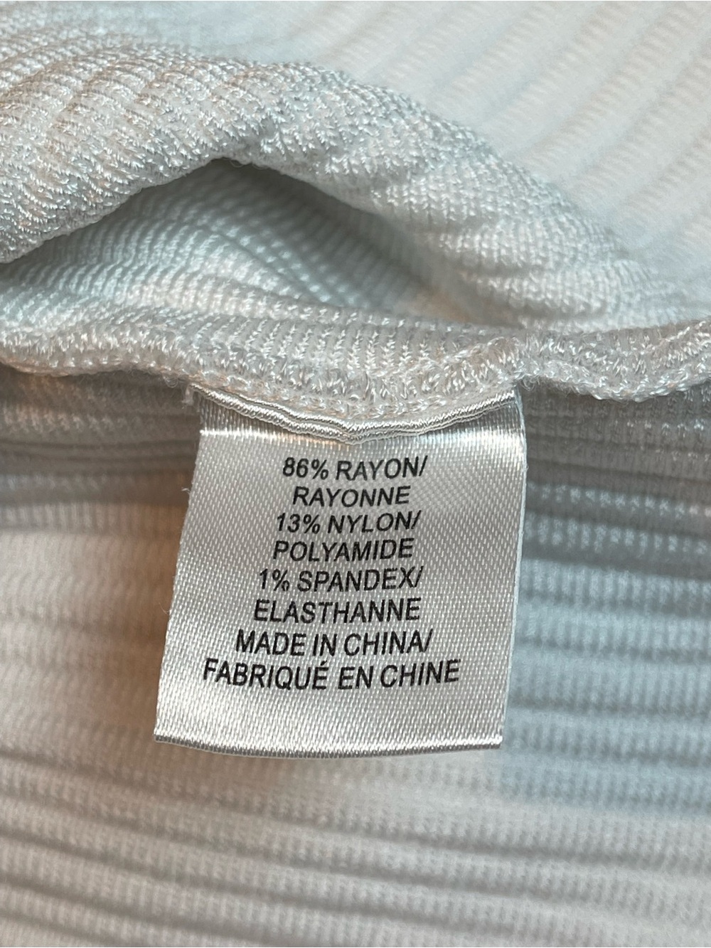 Milly White Fit and Flare Bandage Knit V-Neck Midi Dress Long Sleeve Size Large - Picture 10 of 13